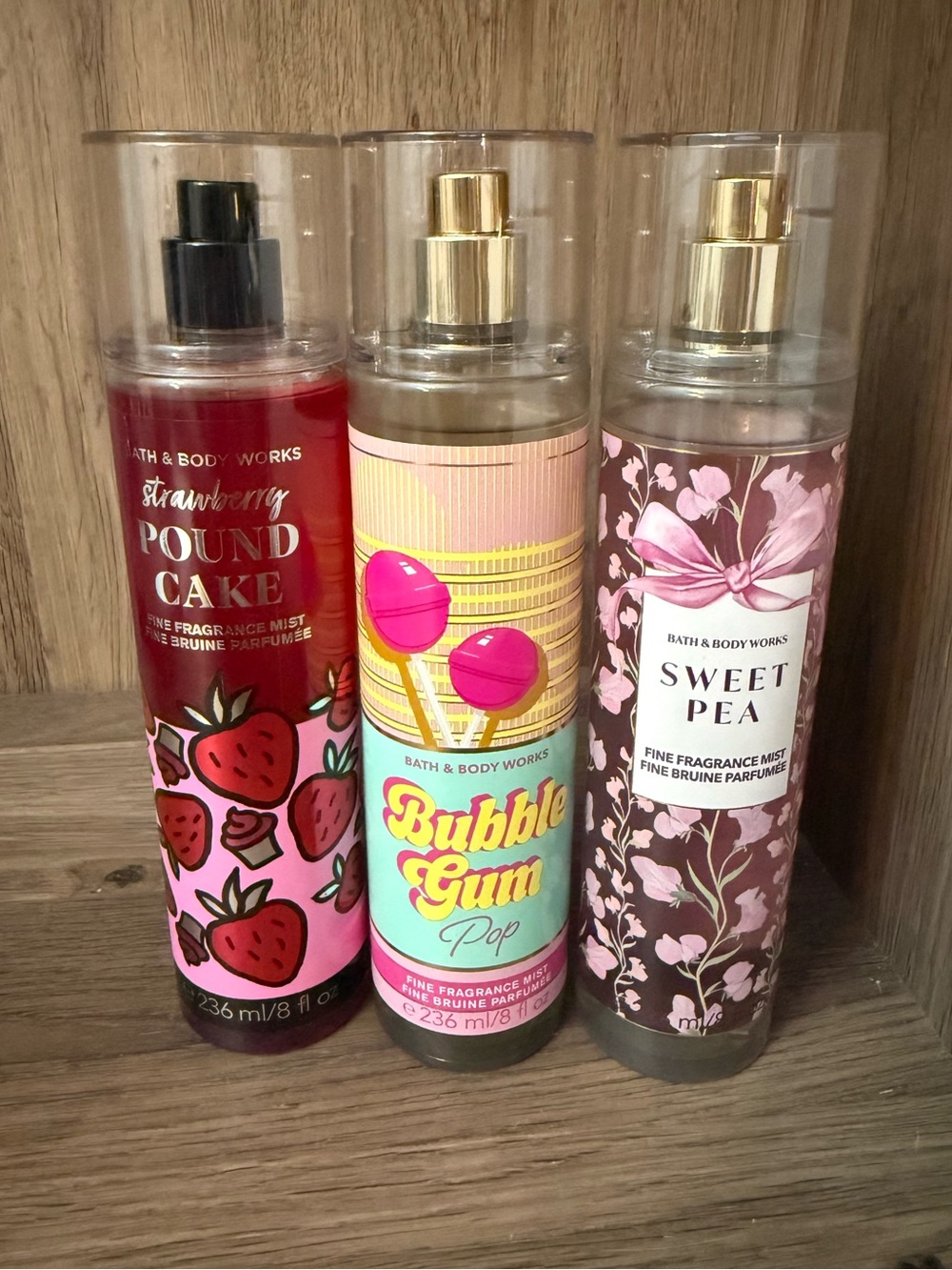 Brand new Bath & Body Works Fragrance Mists bundle of 3